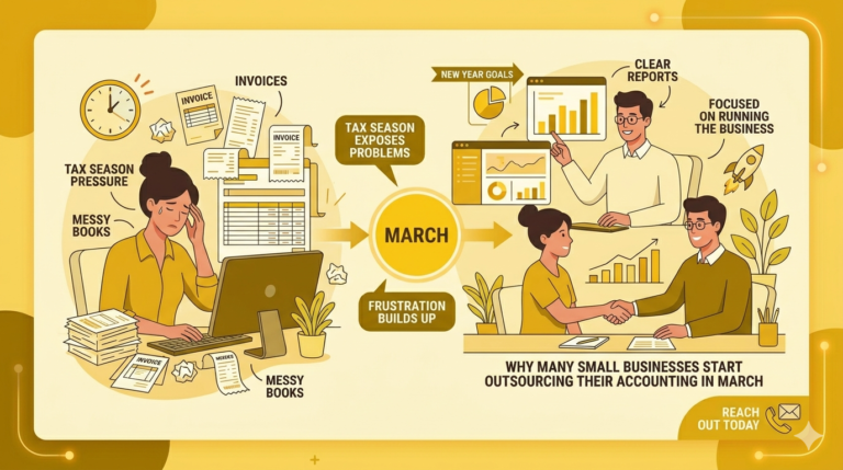 Why Many Small Businesses Start Outsourcing Their Accounting in March